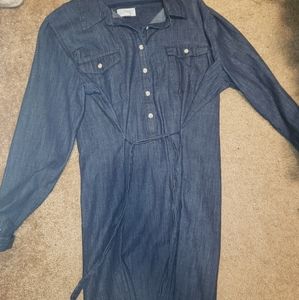 Denim dress